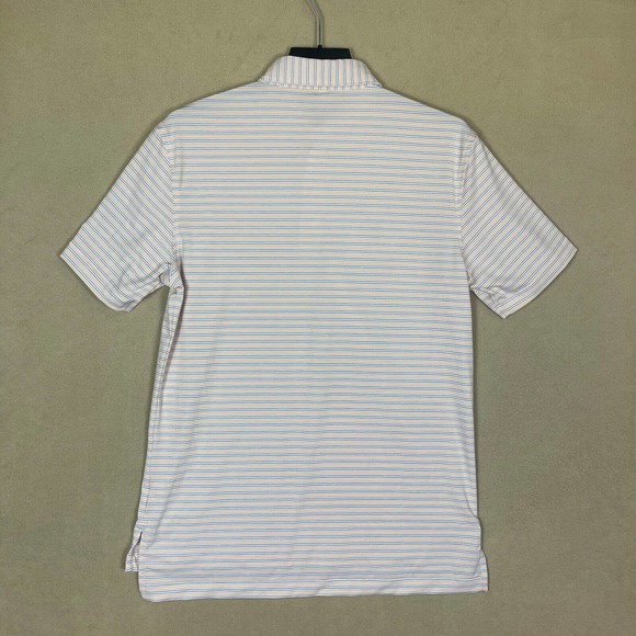 Peter Millar Summer Comfort Golf Polo‎ Shirt Mens S Multicolor Striped - Picture 11 of 12